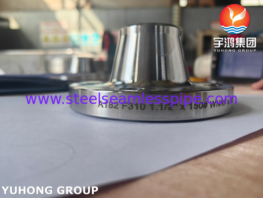 ASTM A182 F310 Flange WNRF Baja Rinsing ASME B16.5 Flange Baja Tempa