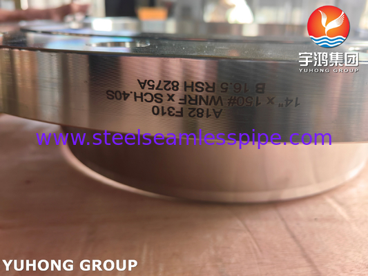 ASTM A182 F310 Flange WNRF Baja Rinsing ASME B16.5 Flange Baja Tempa