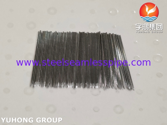 26G Medical Blood Collection Needle Tube, Tiga ujung bevelled Solid Lancet, 0,46*23.5MM