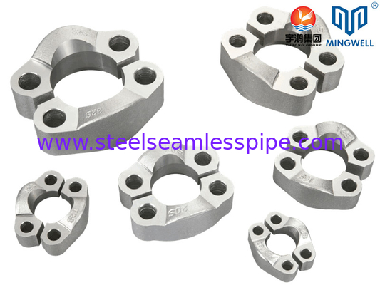 Fitting Flange Stainless Steel SAE Split Flange Clamp SS316L Pembentukan hidraulik