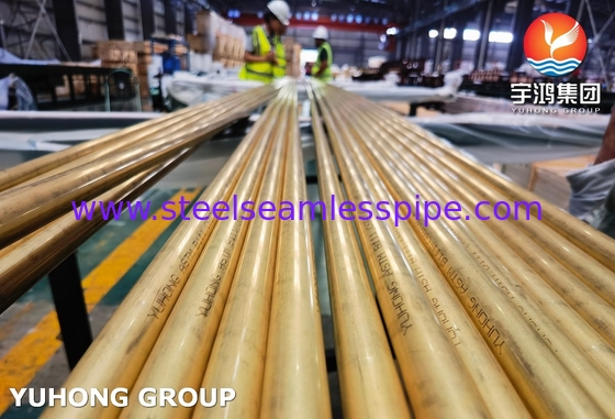 ASTM B111 C68700 Tabung Nikel Tembaga untuk Aplikasi Kondensor dan Penukar Panas