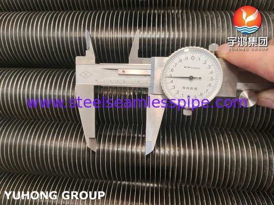 ASME SA179 Aluminium 1060 Embedded Fin Tube G-Type Fin untuk Kondensor, Sistem Pendingin
