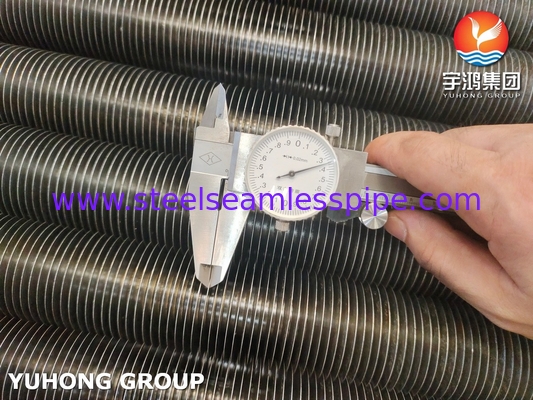 ASME SA179 Aluminium 1060 Embedded Fin Tube G-Type Fin untuk Kondensor, Sistem Pendingin