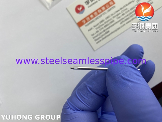 Stainless Steel Back-Eye Needle Tube, ISO9626 AV Fistula Needle Untuk Dialisis