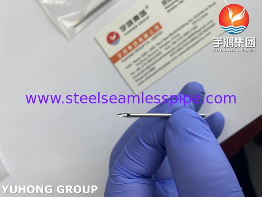 Stainless Steel Back-Eye Needle Tube, ISO9626 AV Fistula Needle Untuk Dialisis