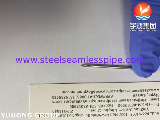 Stainless Steel Back-Eye Needle Tube, ISO9626 AV Fistula Needle Untuk Dialisis
