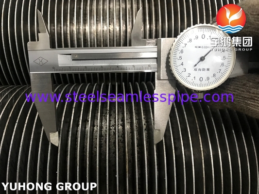ASTM A213 T9 Alloy Steel HFW Fin Tube Untuk Economizer Situasi Tekanan Tinggi