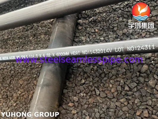 ASTM A335 / ASME SA335 P5 Pipa Tanpa Jalar Baja Alloy Untuk Layanan Suhu Tinggi