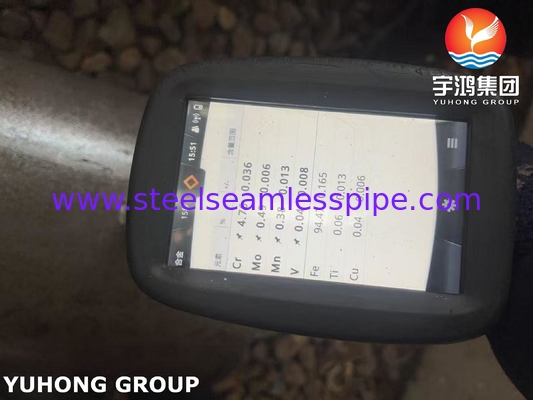 ASTM A335 / ASME SA335 P5 Pipa Tanpa Jalar Baja Alloy Untuk Layanan Suhu Tinggi