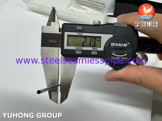 tabung jarum bordir stainless steel dengan ujung tajam untuk industri pakaian, 2.2MM * 62MM