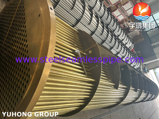 Shell And Tube Heat Exchanger API 660 ASME U Stamp Untuk Aplikasi Industri Petrokimia