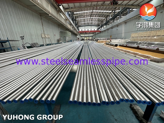 ASTM A249 TP316L tabung stainless steel las untuk penukar panas