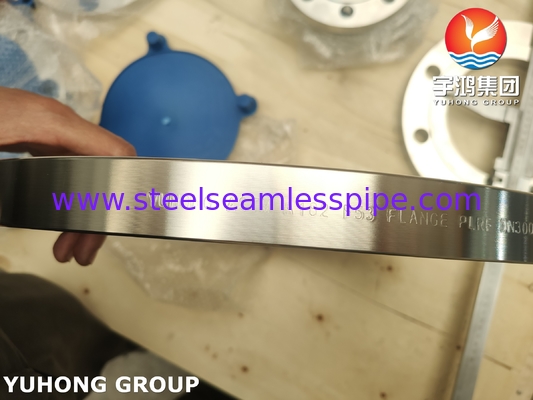 EN1092 ASTM A182 F53 / UNS S32750 Super Duplex 2507 Piring / Flange datar