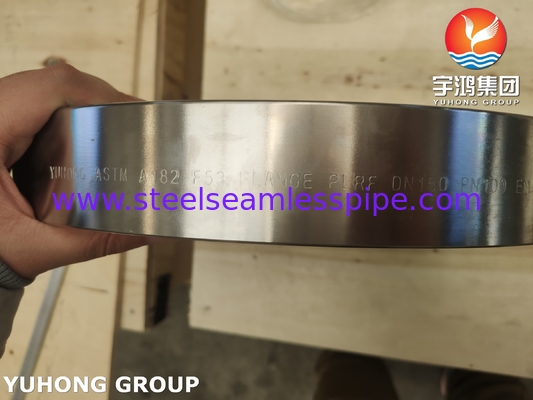 EN1092 ASTM A182 F53 / UNS S32750 Super Duplex 2507 Piring / Flange datar