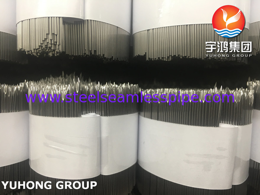 ISO9626 SUS304 SUS316L, tabung jarum stainless steel, ujung bergelombang, aplikasi jarum suntikan medis