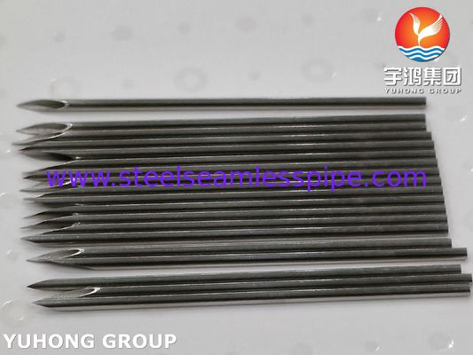 Stainless Steel Injection Needle Tube, SUS304 16G Jarum Veteriner Untuk Perawatan Hewan
