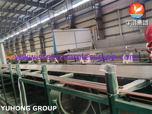 Tembaga Nikel Boiler Seamless Tube ASTM B111 ASME SB111 C71640 CW353H