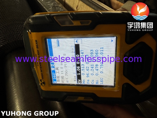 ASTM A335 P11 Alloy Steel High Frequency Welding Serrated Fin Tube Untuk HRSG Dan Boiler