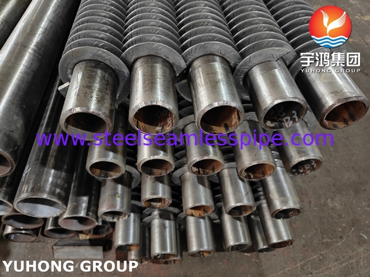 ASTM A335 P22 Stainless Seamless Tube Dengan 11-13CR HFW Fin Tube Untuk Convection Coil