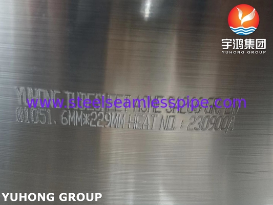 ASME SA266 Gr.2N Heat Exchanger Tube Sheet sesuai dengan ASME Sec VIII
