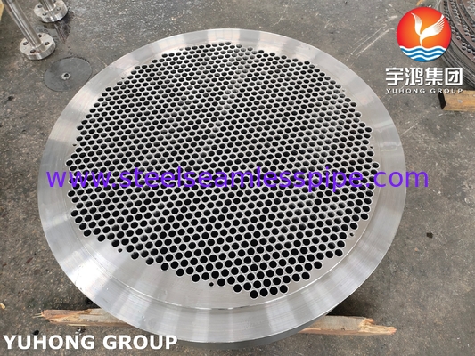 ASME SA266 Gr.2N Heat Exchanger Tube Sheet sesuai dengan ASME Sec VIII