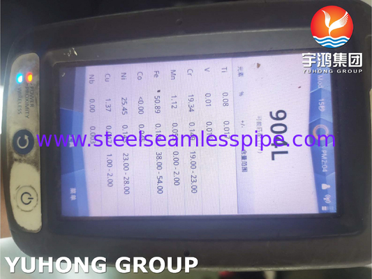 ASTM A312 TP904L Stainless Steel Seamless Pipe Untuk Pipeline Anti Korosi Tinggi