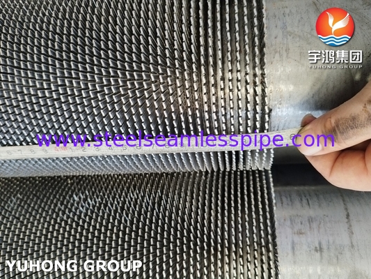 ASTM A312 TP304H Serrated Fin Tube Untuk Pertukaran Panas Dan Pendinginan Reaktor
