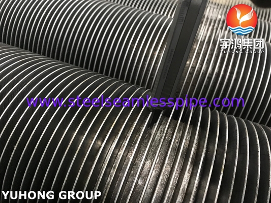ASTM A213 T9 Tinggi Frekuensi Las Solid Fin Tabung Untuk Reformers Tungku
