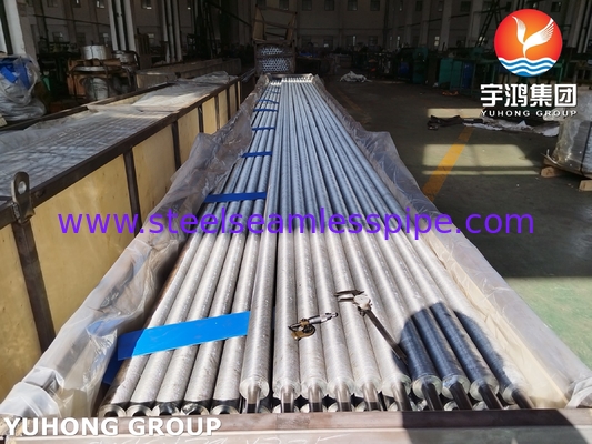 ASTM A213 T5 Tabung Fin Tipe G Tertanam Untuk Evaporator Kondensator