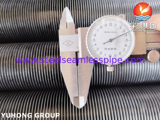 ASTM A213 T5 Tabung Fin Tipe G Tertanam Untuk Evaporator Kondensator
