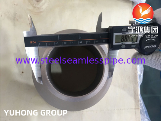 ASTM B466 C70600 Tembaga paduan Fitting eksentrik Reduktor B16.9 Untuk sistem pendinginan