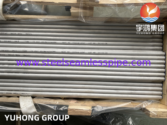 ASTM A789 UNS S31803 SAF2205 Selang Tanpa Jahit Baja Dupleks Dalam Lingkungan yang Agresif