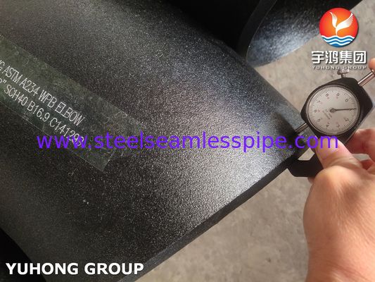 ASTM A234 WPB Baja Karbon Fitting Elbow 45DEG Radius Panjang Buttwelded B16.9