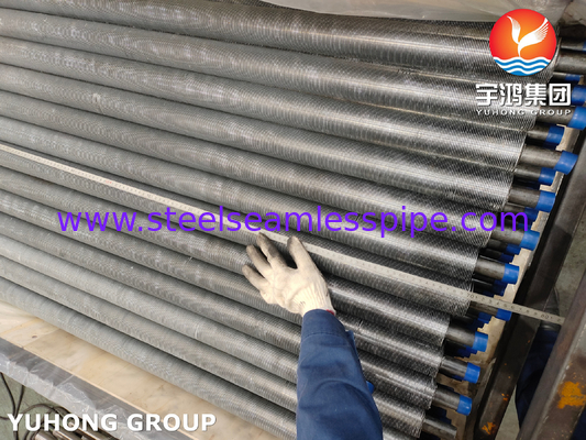 ASME SA179 Extruded Fin Tube With Al1100 Fin Strip Untuk Air Cooler