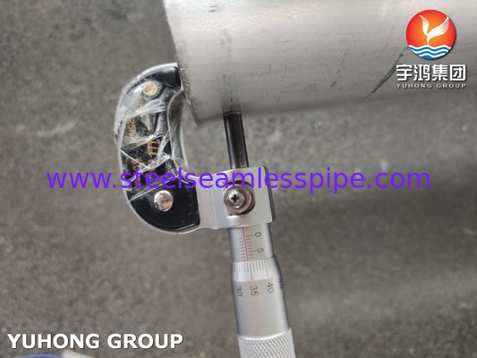 ASTM A928 Kelas 1 S32750 Stainless Steel Duplex Pipe Welded untuk Industri Minyak dan Gas