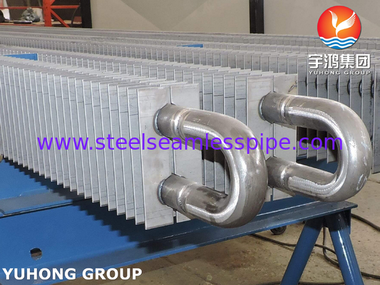 Karbon Steel H Type Dan Double H Type Fin Tube ASTM A179 / ASME SA179