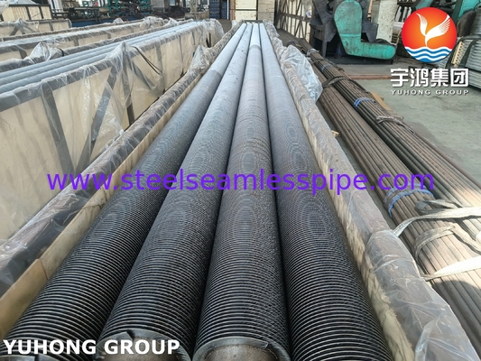 Baja paduan HFW frekuensi tinggi dilas solid fin tabung ASME SA213 T5 T9 T11 T12 Boiler Condenser Heater Aplikasi