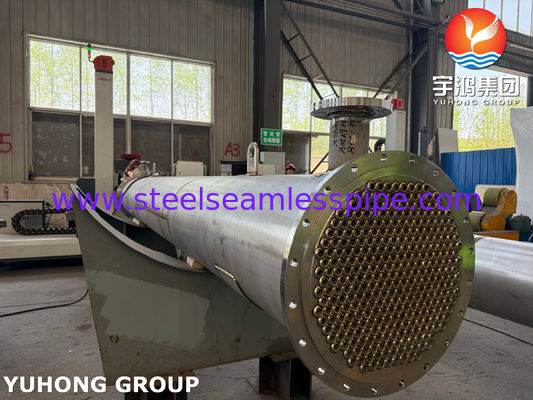 Astm tema baja tabung mulus untuk penukar panas tubesheet u stempel