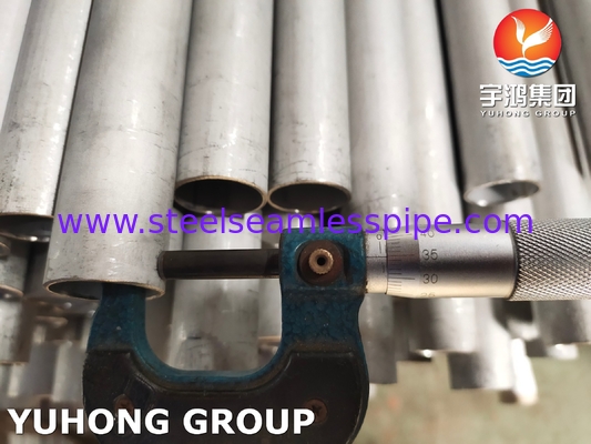 ASTM A789 ASMESA789 SUPER DUPLEX STEEL SEAMLESS TUBE MATERIAL S31803, S32205, S32750, S32760, S31254 Untuk penukar panas