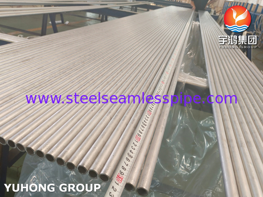 ASME SA789 / ASTM A789 S32750 Duplex Stainless Steel Seamless Tube untuk Penukar Panas, Aplikasi Kimia