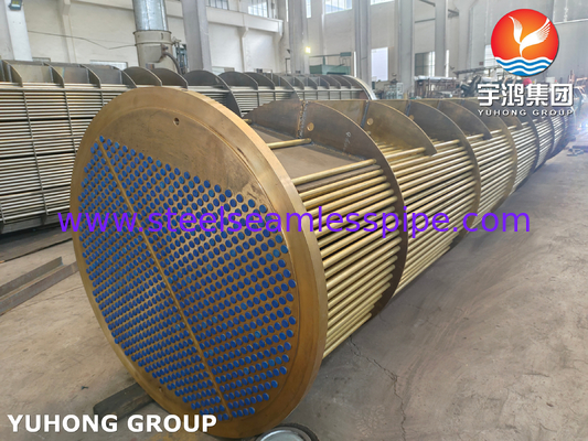 Tube Bundle C44300 C68700 dengan Tube Sheet