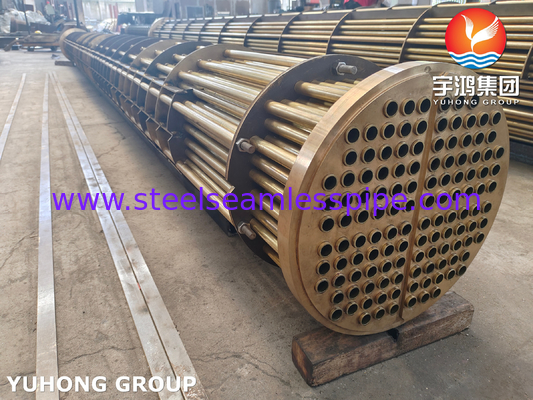 Bagian Bundel Tabung Tubular C70600 Bundel Tabung Tembaga ASME Viii Divisi 1, TEMA R