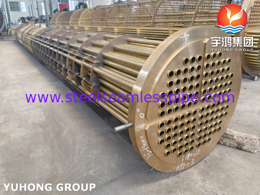 Bagian Bundel Tabung Tubular C70600 Bundel Tabung Tembaga ASME Viii Divisi 1, TEMA R