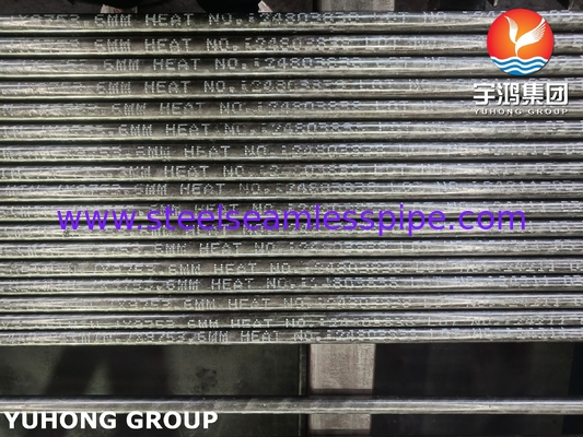 Tabung tanpa jahitan baja paduan ASTM A213 ASME SA213 Kelas T5, T9, T11, T22 Untuk boiler fluida penukar panas Bor pendingin hidrolik