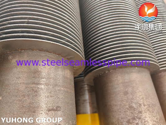 ASTM A335 P22 Ferritic Alloy Steel High Frequency Welding Fin Tube Untuk Transfer Panas