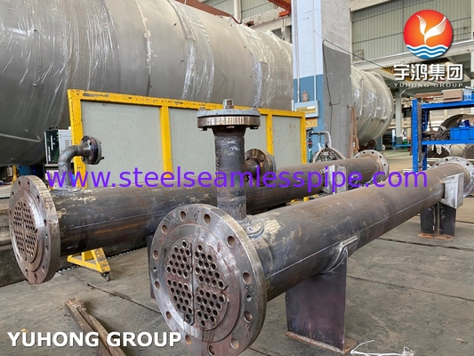 Shell And Tube Heat Exchanger dengan tabung SS31803 SA-106 Kelas B Shell ASME Bagian VIII