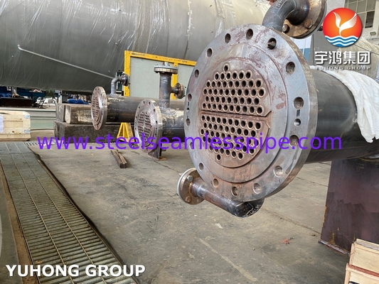 Shell And Tube Heat Exchanger dengan tabung SS31803 SA-106 Kelas B Shell ASME Bagian VIII