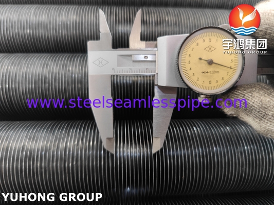 ASME SA209 TP304 Stainless Steel Embedded Fin Tube Fin Type G Dengan Aluminium 1060 Fin