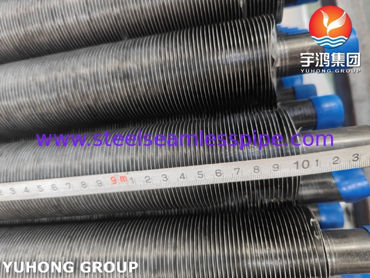 ASME SA209 TP304 Stainless Steel Embedded Fin Tube Fin Type G Dengan Aluminium 1060 Fin