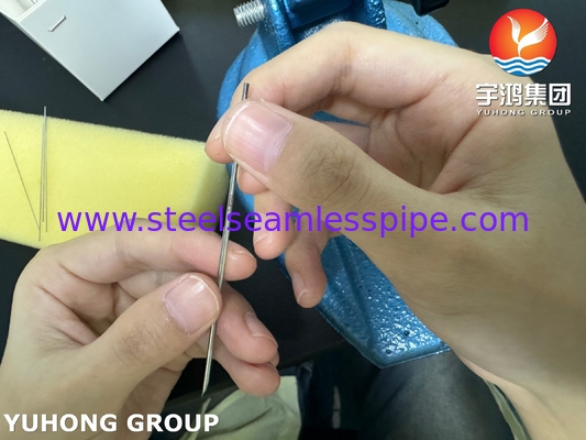 Tabung jarum suntik medis baja tahan karat ISO9626 TP304 TP316L 30G